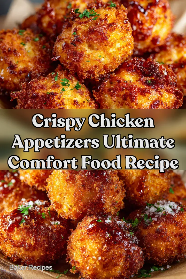 Crispy Chicken Appetizers Ultimate Comfort Food Recipe