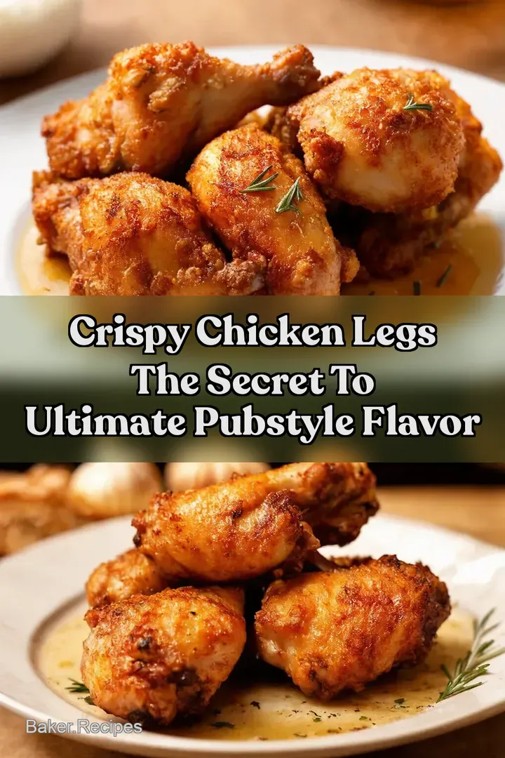 Crispy Chicken Legs The Secret To Ultimate PubStyle Flavor