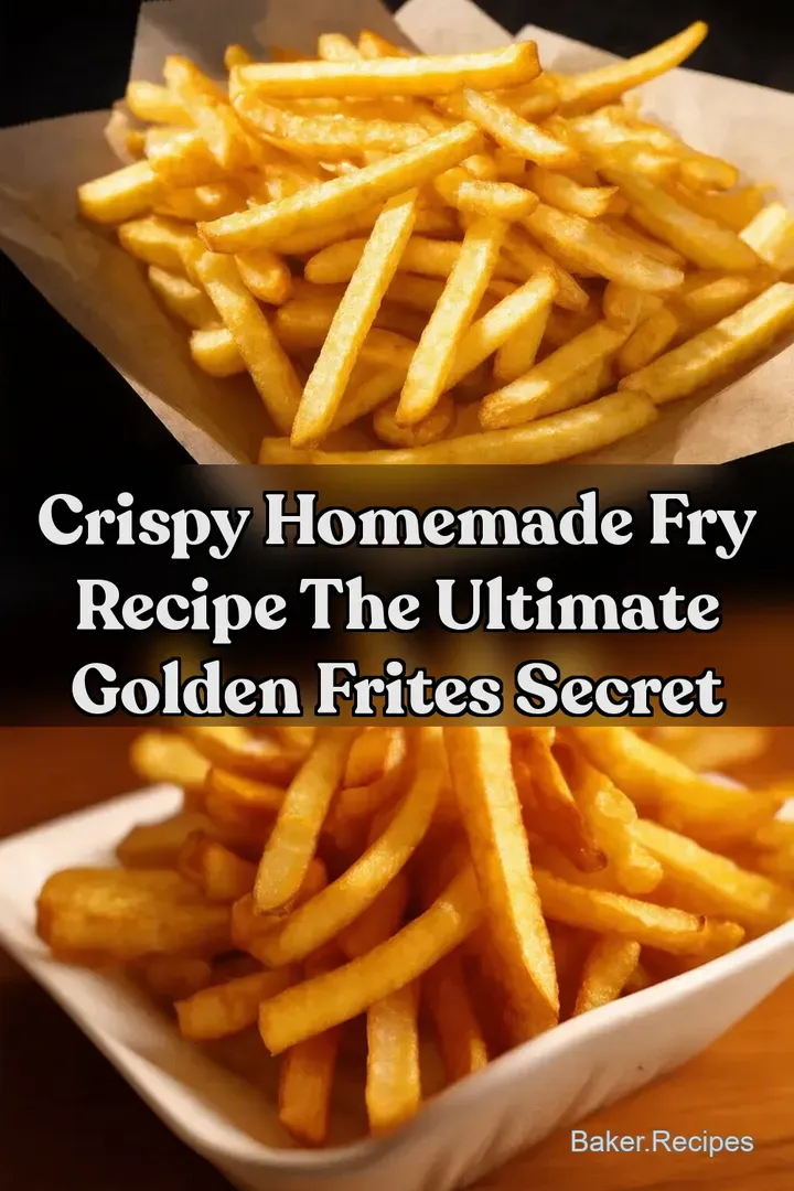 Crispy Homemade Fry Recipe The Ultimate Golden Frites Secret