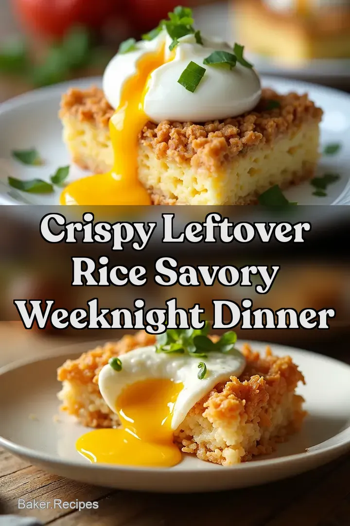 Crispy Leftover Rice Savory Weeknight Dinner