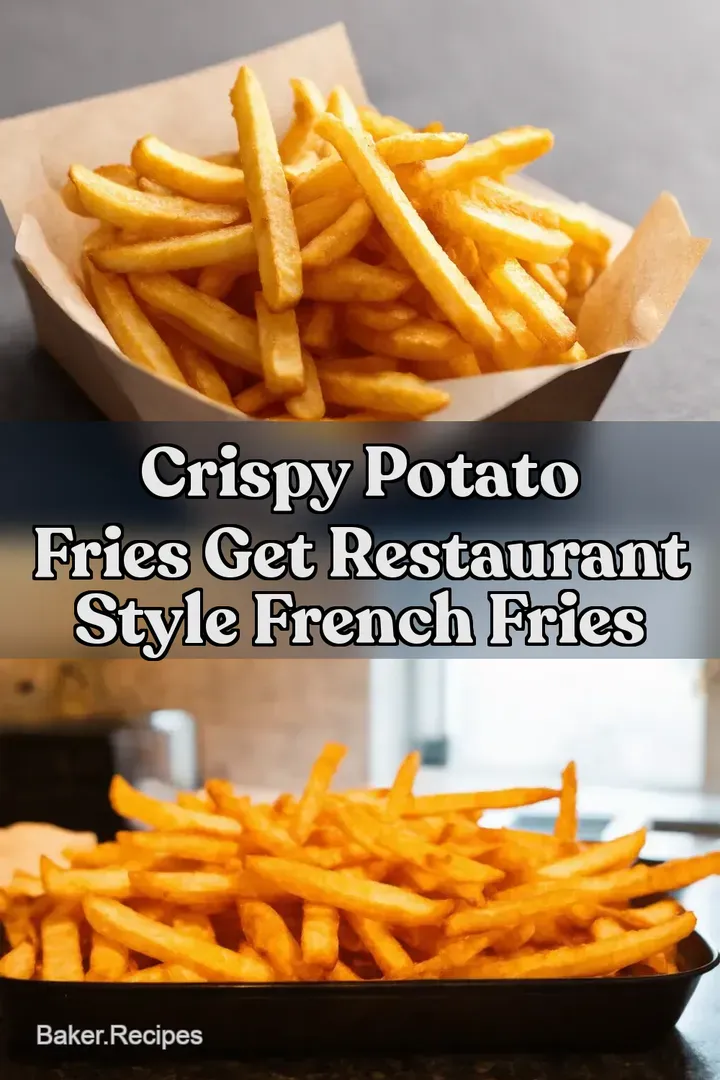 Crispy Potato Fries Get Restaurant Style French Fries