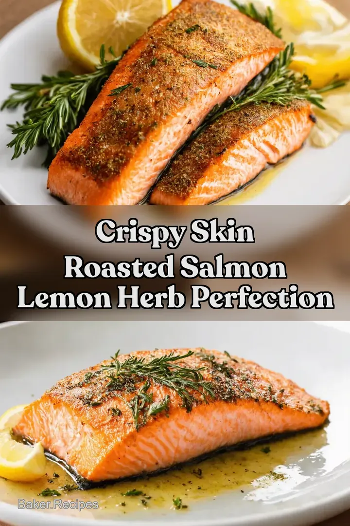 Crispy Skin roasted salmon Lemon Herb Perfection