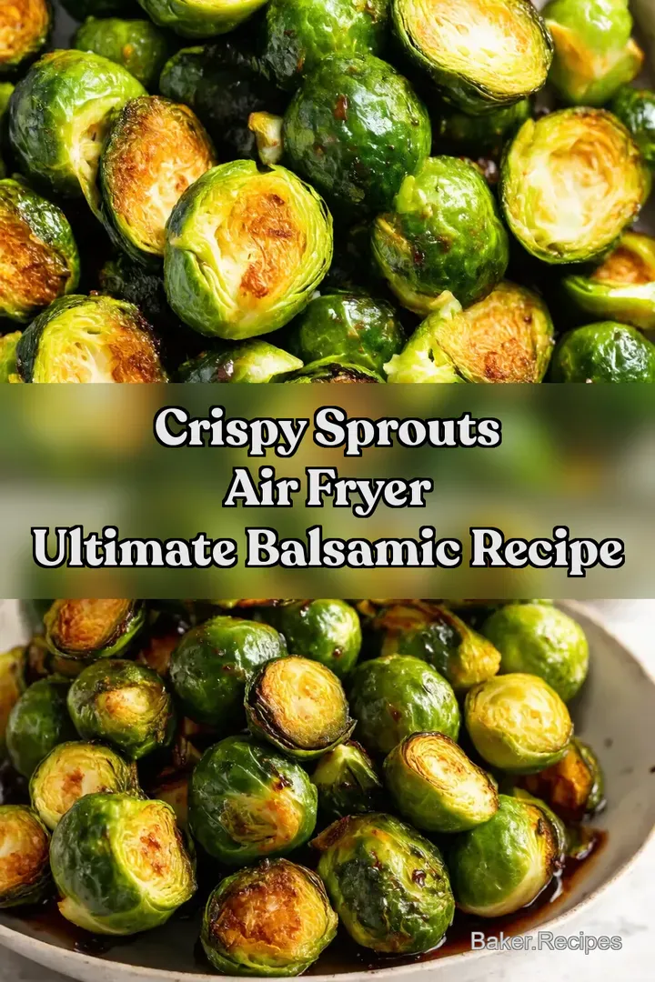 Crispy Sprouts Air Fryer Ultimate Balsamic Recipe