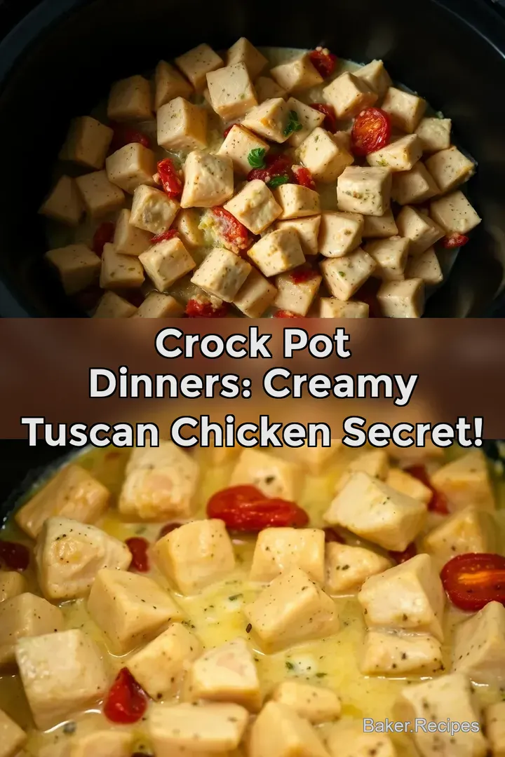 Crock Pot Dinners: Creamy Tuscan Chicken Secret!