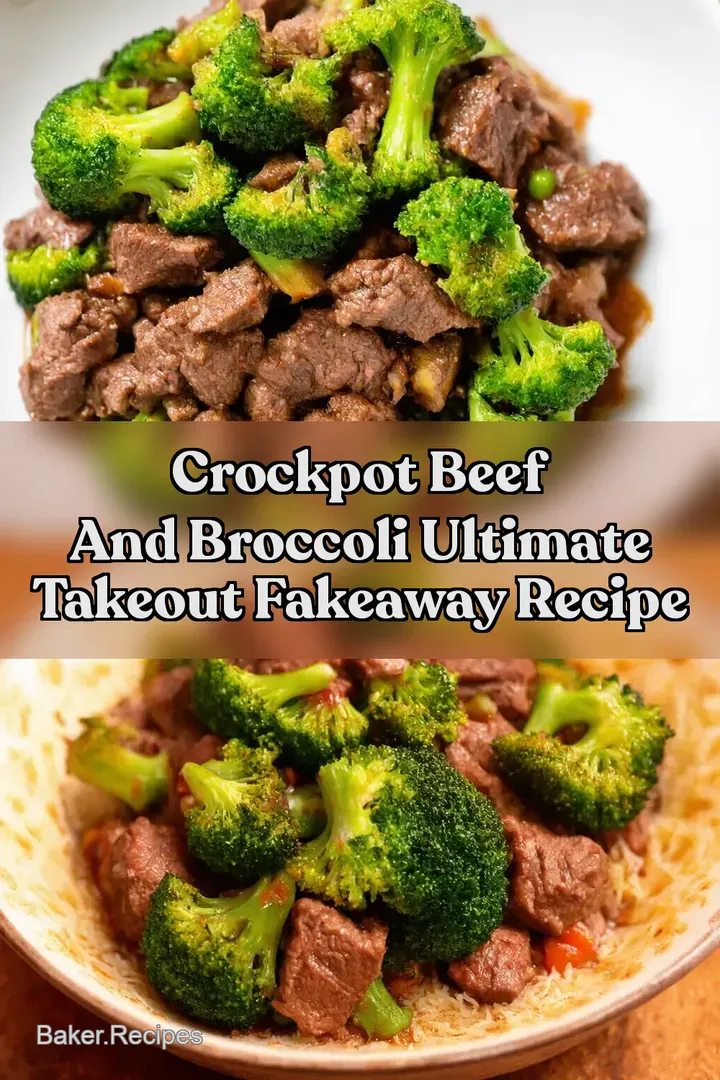 Crockpot Beef And Broccoli Ultimate Takeout Fakeaway Recipe