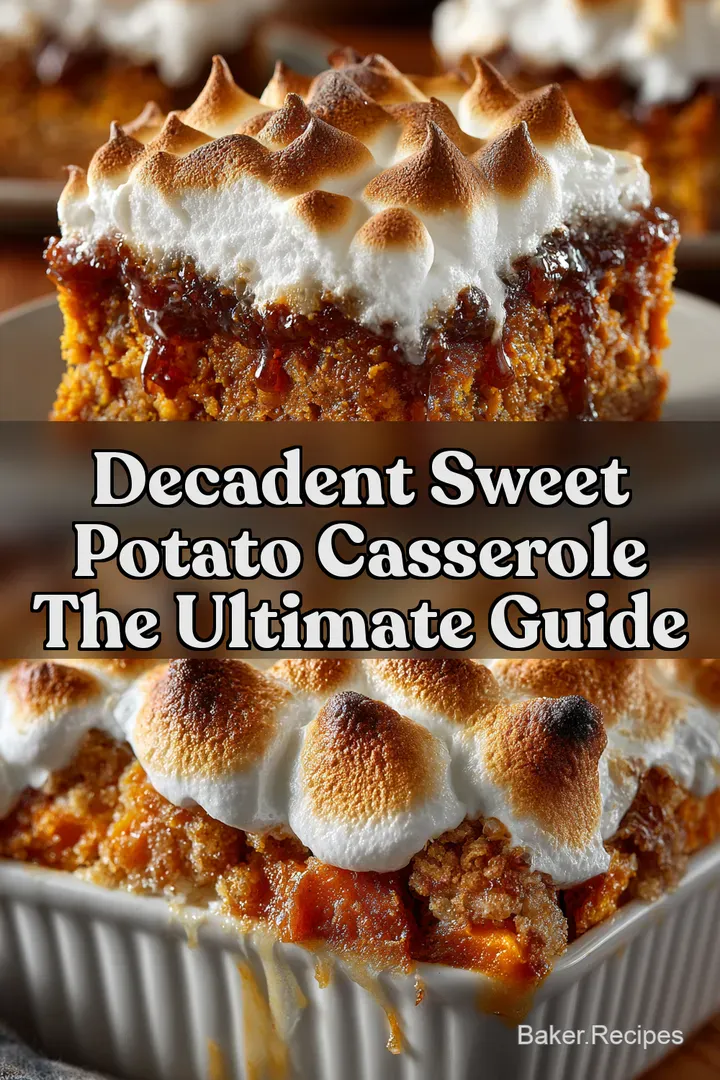 Decadent Sweet Potato Casserole The Ultimate Guide