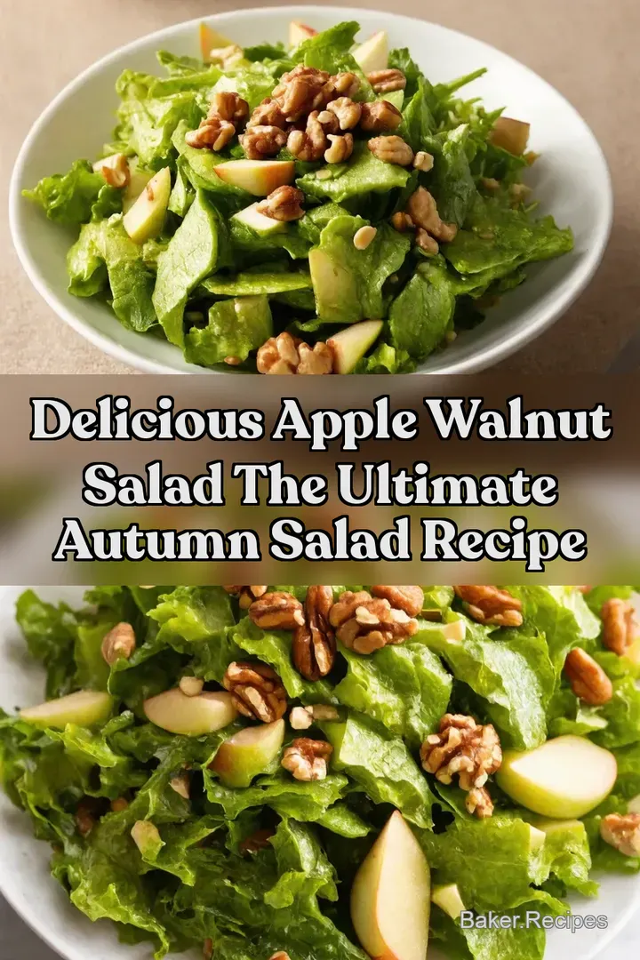 Delicious Apple Walnut Salad The Ultimate Autumn Salad Recipe