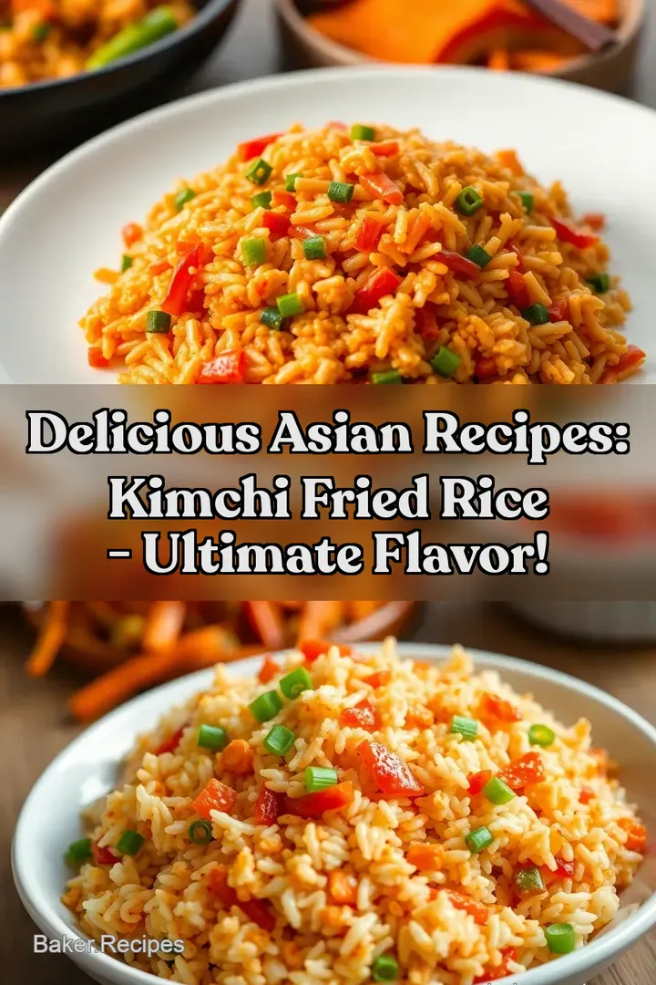 Delicious Asian Recipes: Kimchi Fried Rice - Ultimate Flavor!