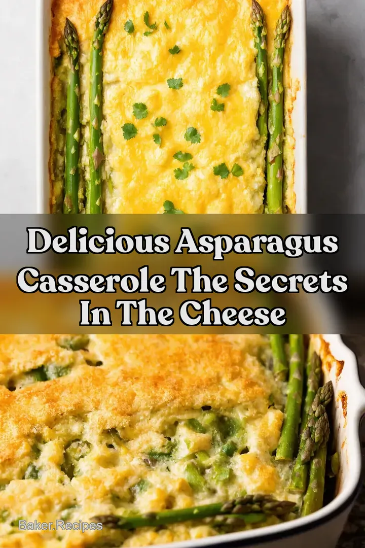 Delicious Asparagus Casserole The Secrets in the Cheese