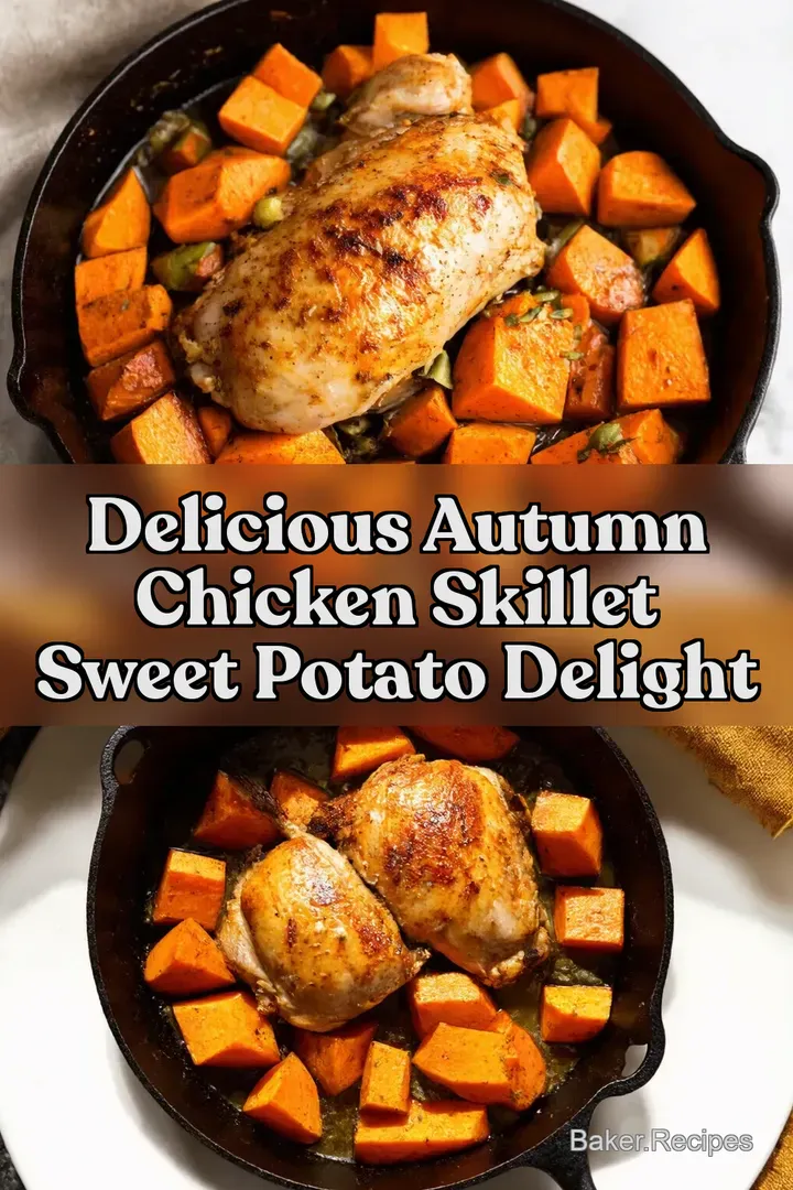 Delicious Autumn Chicken Skillet Sweet Potato Delight