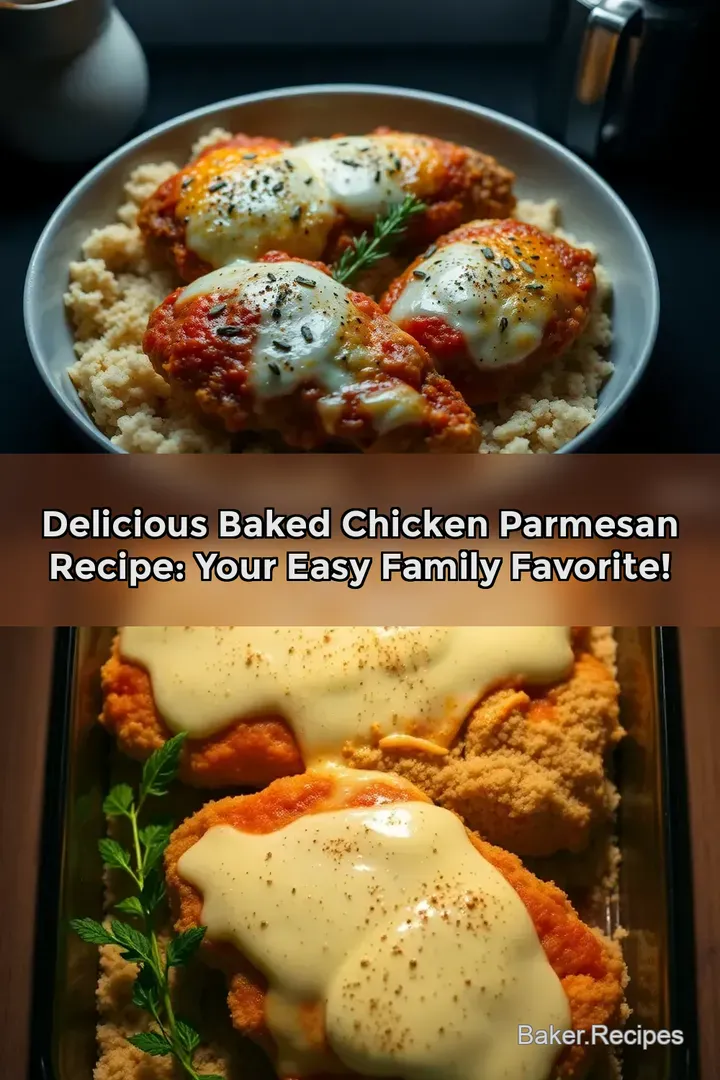 Delicious Baked Chicken Parmesan Recipe: Your Easy Family Favorite!