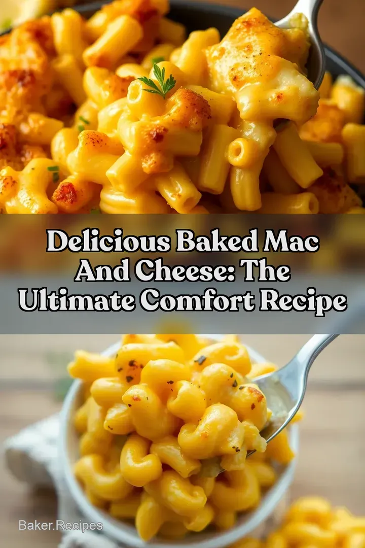Delicious Baked Mac And Cheese: The Ultimate Comfort Recipe