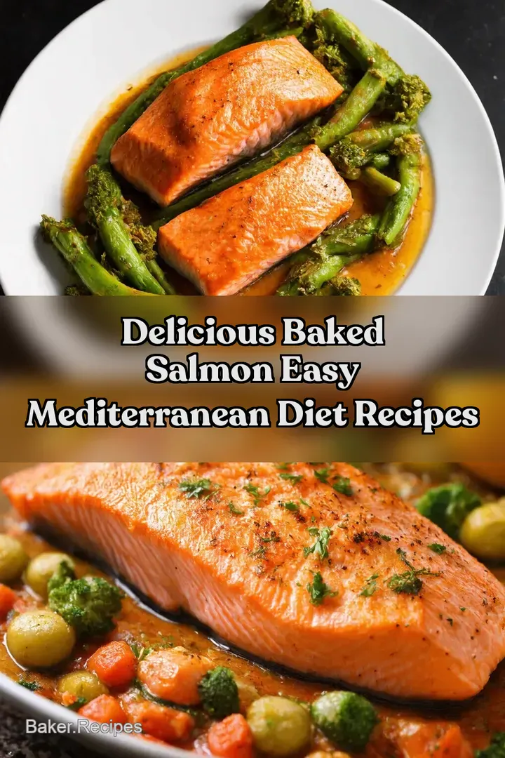 Delicious Baked Salmon Easy Mediterranean Diet Recipes
