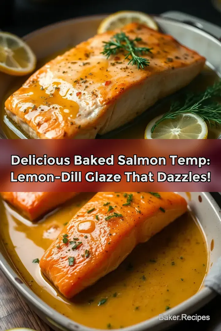 Delicious Baked Salmon Temp: Lemon-Dill Glaze That Dazzles!