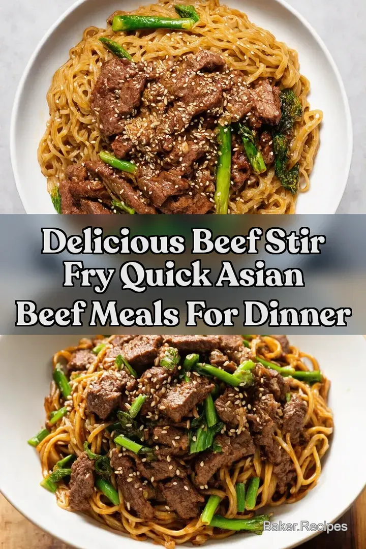 Delicious Beef Stir Fry Quick Asian Beef Meals for Dinner