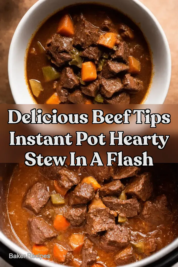Delicious Beef Tips Instant Pot Hearty Stew in a Flash