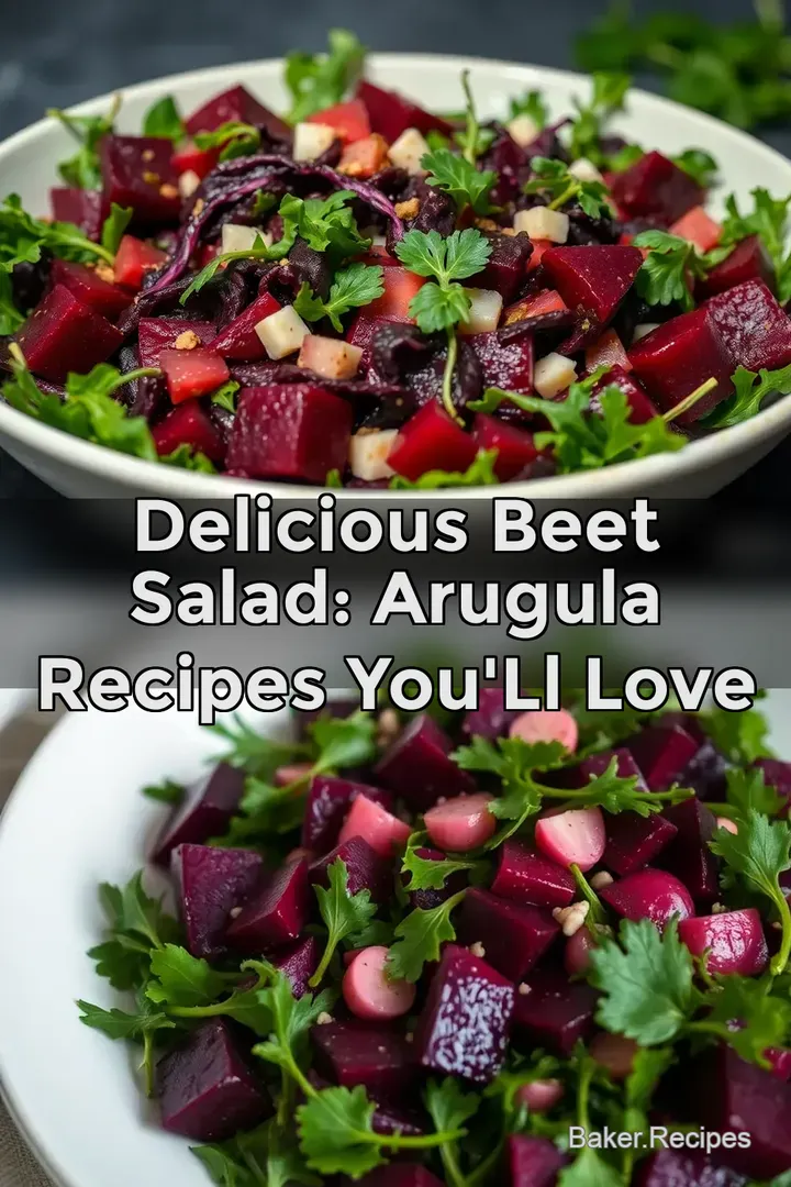 Delicious Beet Salad: Arugula Recipes You ll Love