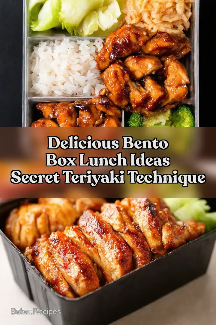 Delicious Bento Box Lunch Ideas Secret Teriyaki Technique