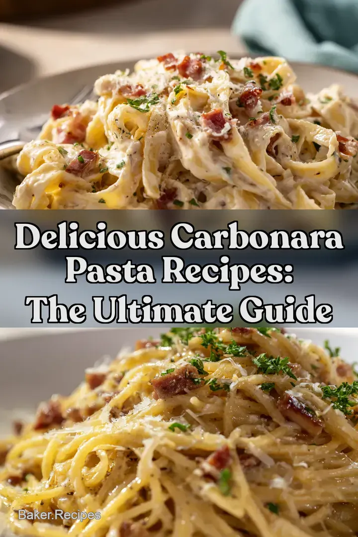 Delicious Carbonara Pasta Recipes: The Ultimate Guide