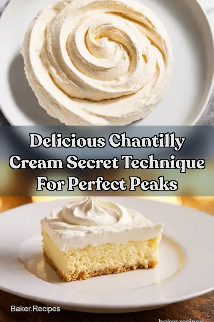 Delicious Chantilly Cream Secret Technique for Perfect Peaks