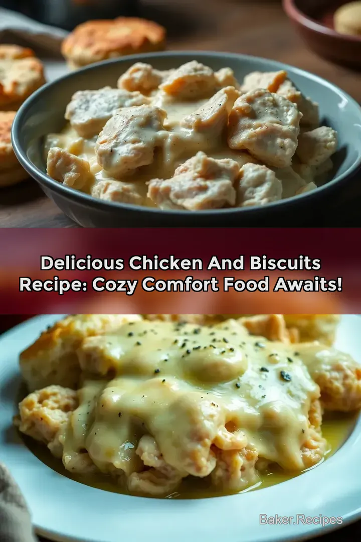 Delicious Chicken and Biscuits Recipe: Cozy Comfort Food Awaits!