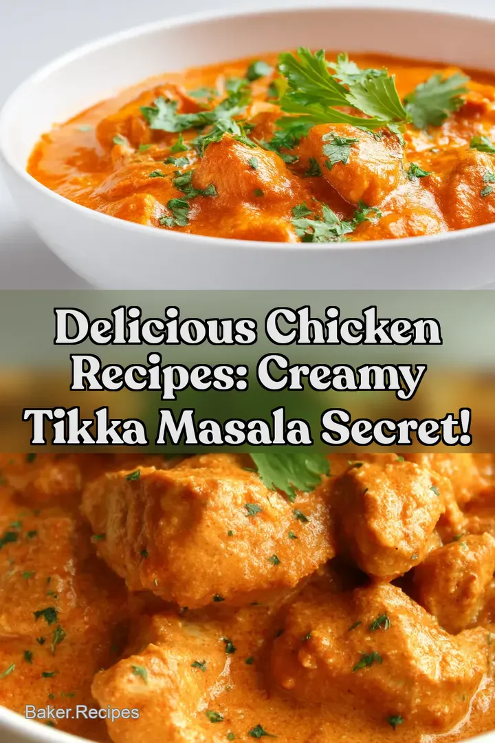 Delicious Chicken Recipes: Creamy Tikka Masala Secret!