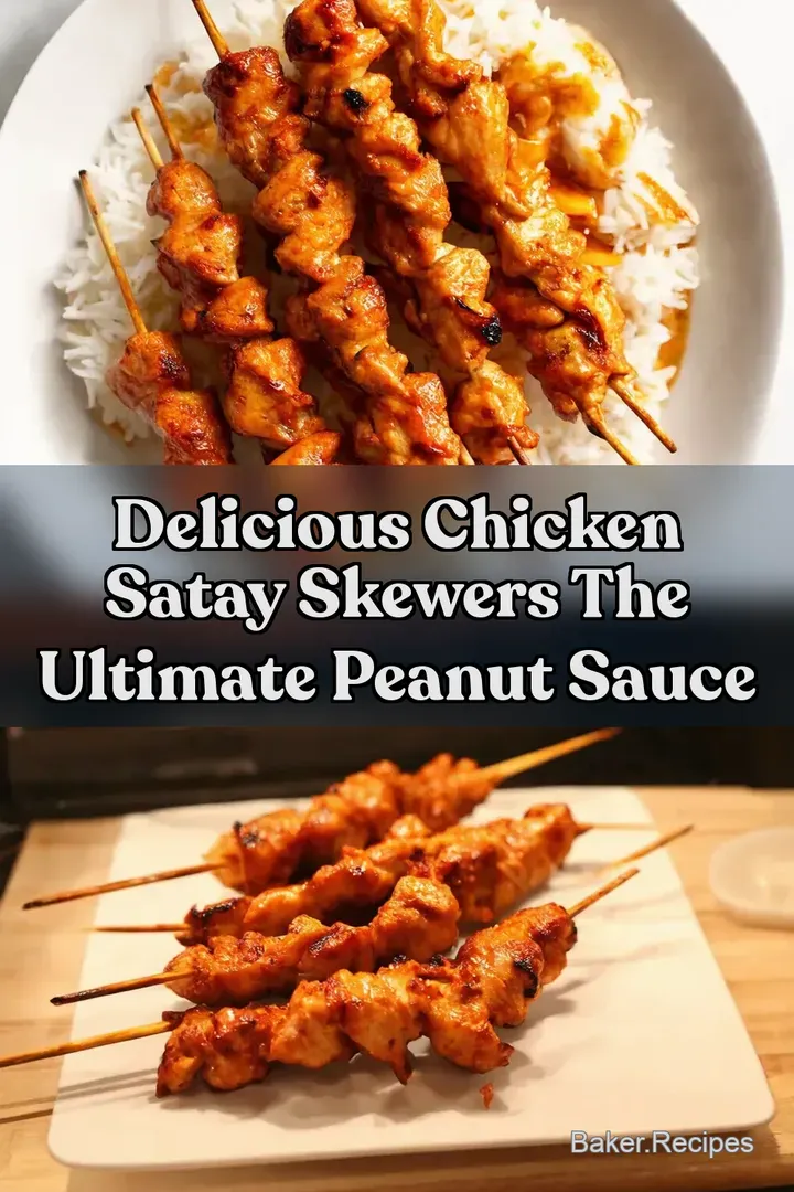 Delicious Chicken Satay Skewers The Ultimate Peanut Sauce