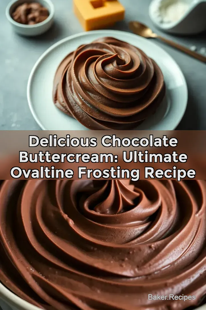 Delicious Chocolate Buttercream: Ultimate Ovaltine Frosting Recipe