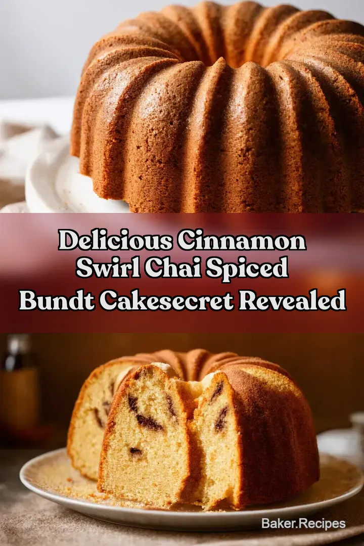 Delicious Cinnamon Swirl Chai Spiced Bundt CakeSecret Revealed