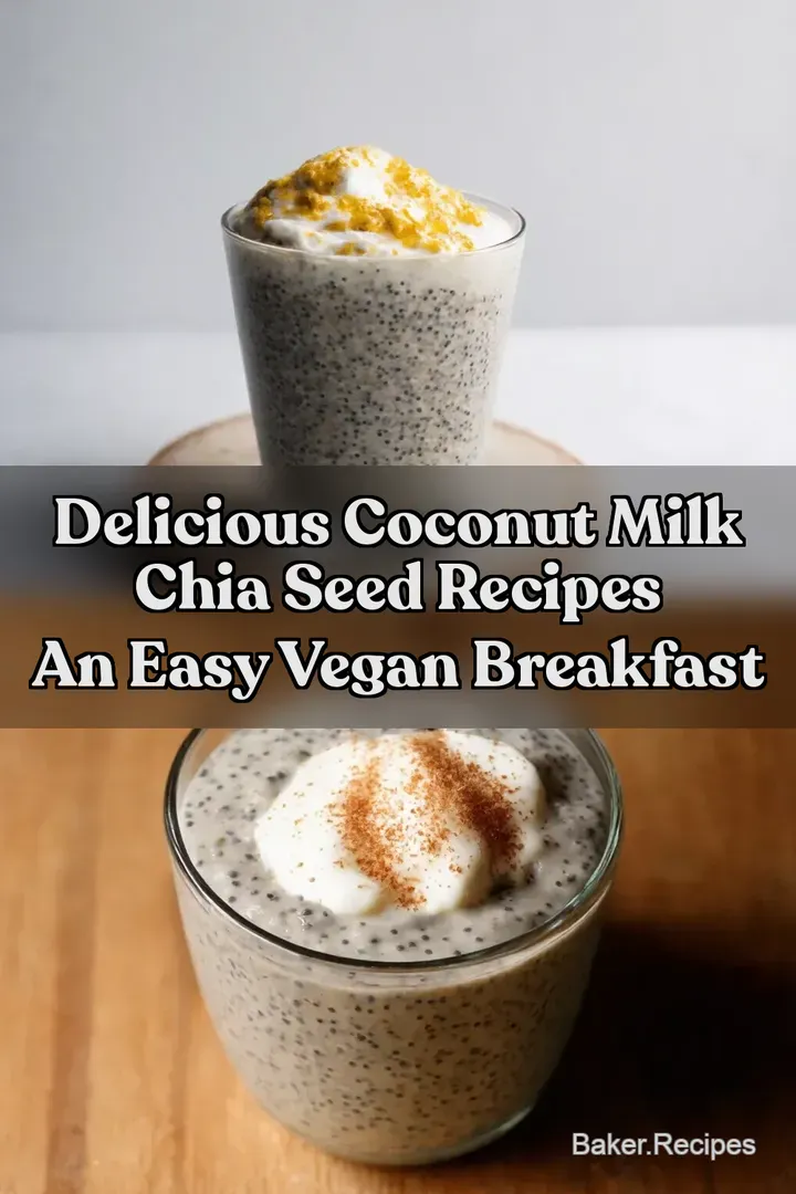 Delicious Coconut Milk Chia Seed Recipes An Easy Vegan Breakfast