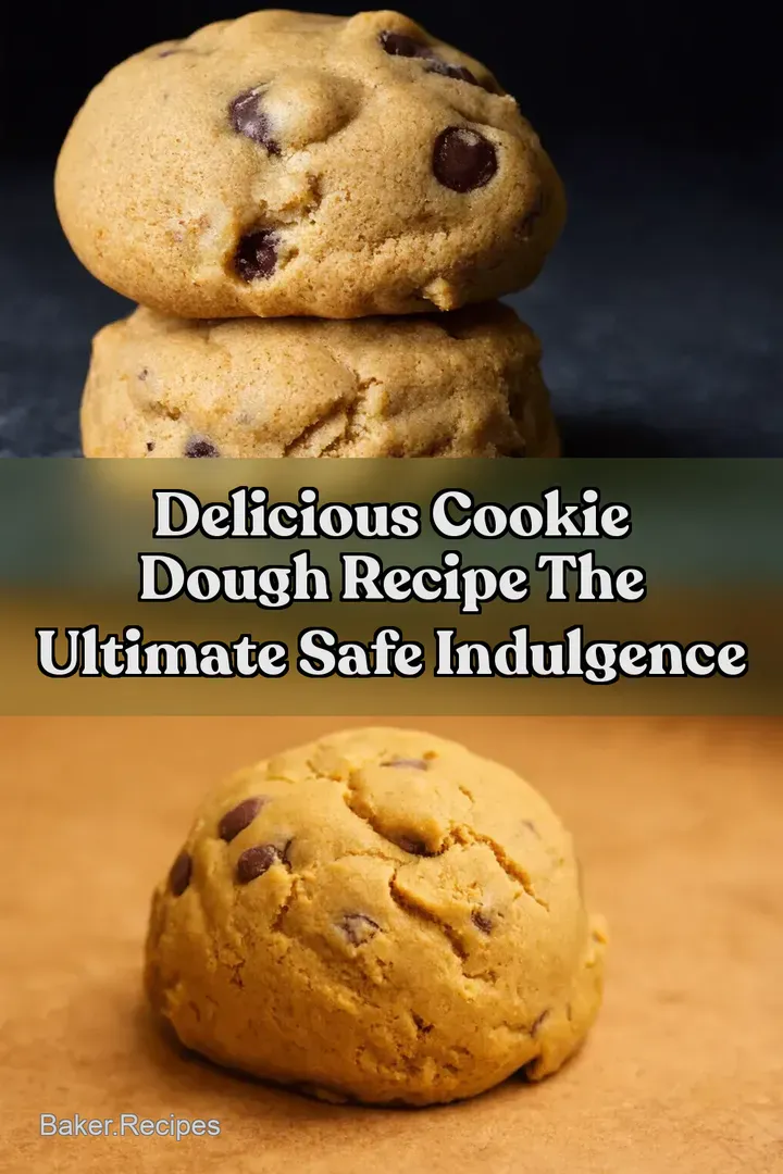 Delicious Cookie Dough Recipe The Ultimate Safe Indulgence
