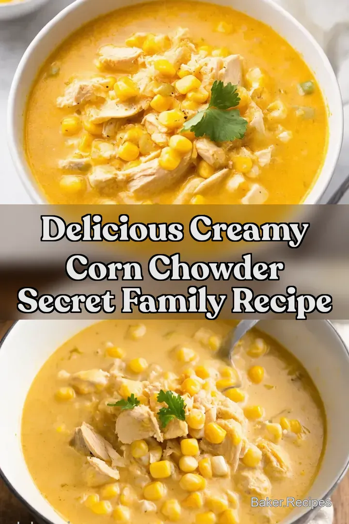 Delicious Creamy Corn Chowder Secret Family Recipe