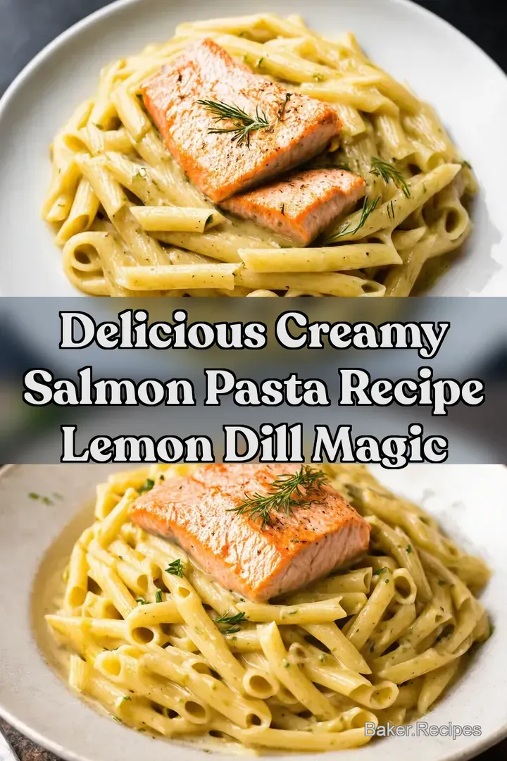 Delicious Creamy Salmon Pasta Recipe Lemon Dill Magic
