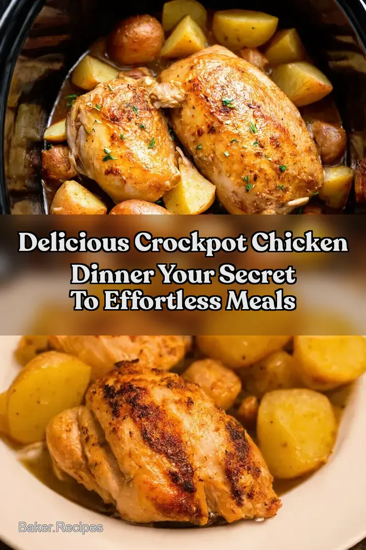 Delicious Crockpot Chicken Dinner Your Secret to Effortless Meals