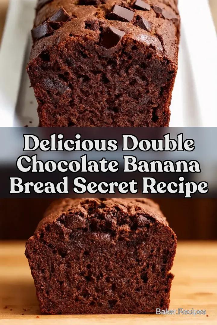 Delicious Double Chocolate Banana Bread Secret Recipe