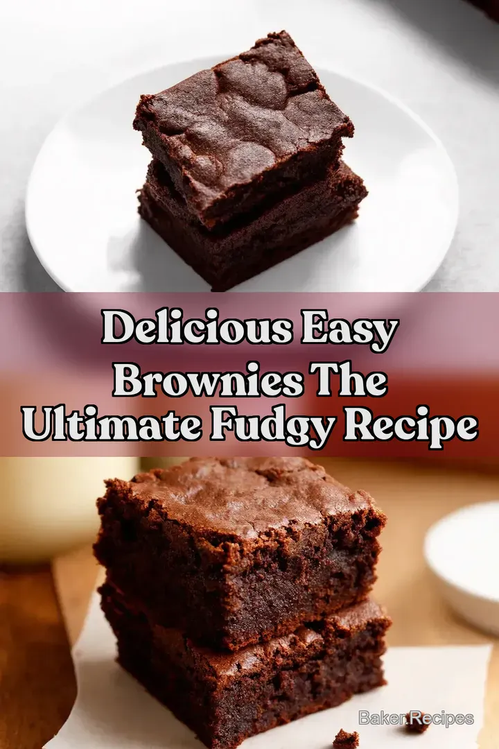 Delicious Easy Brownies The Ultimate Fudgy Recipe