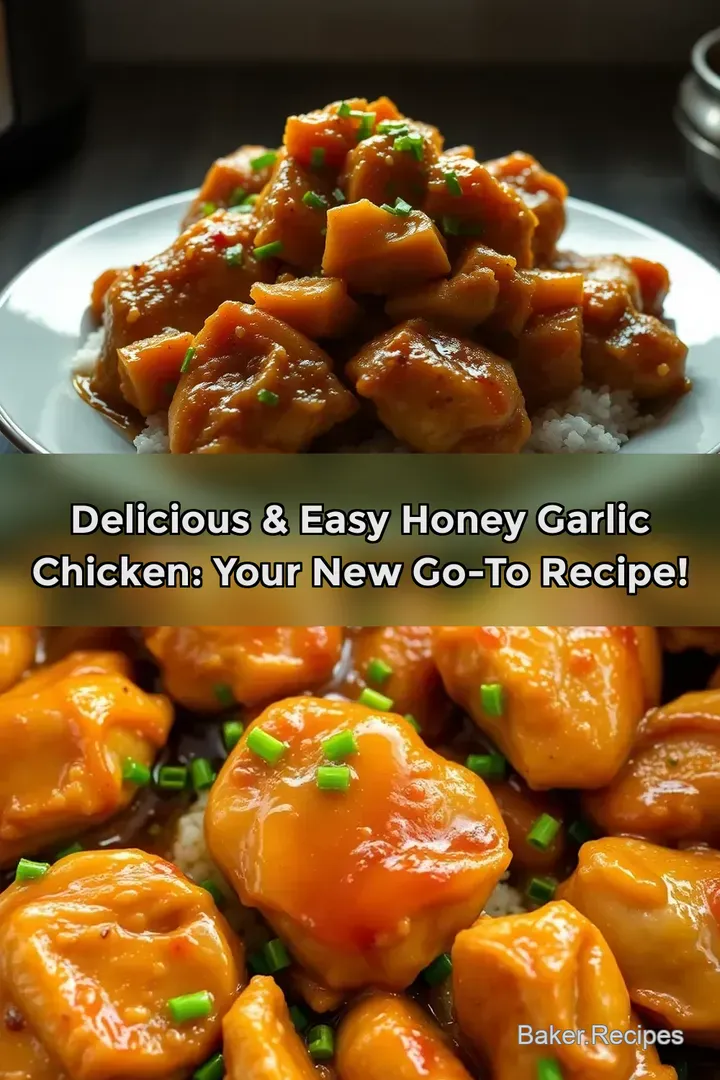 Delicious & Easy Honey Garlic Chicken: Your New Go-To Recipe!