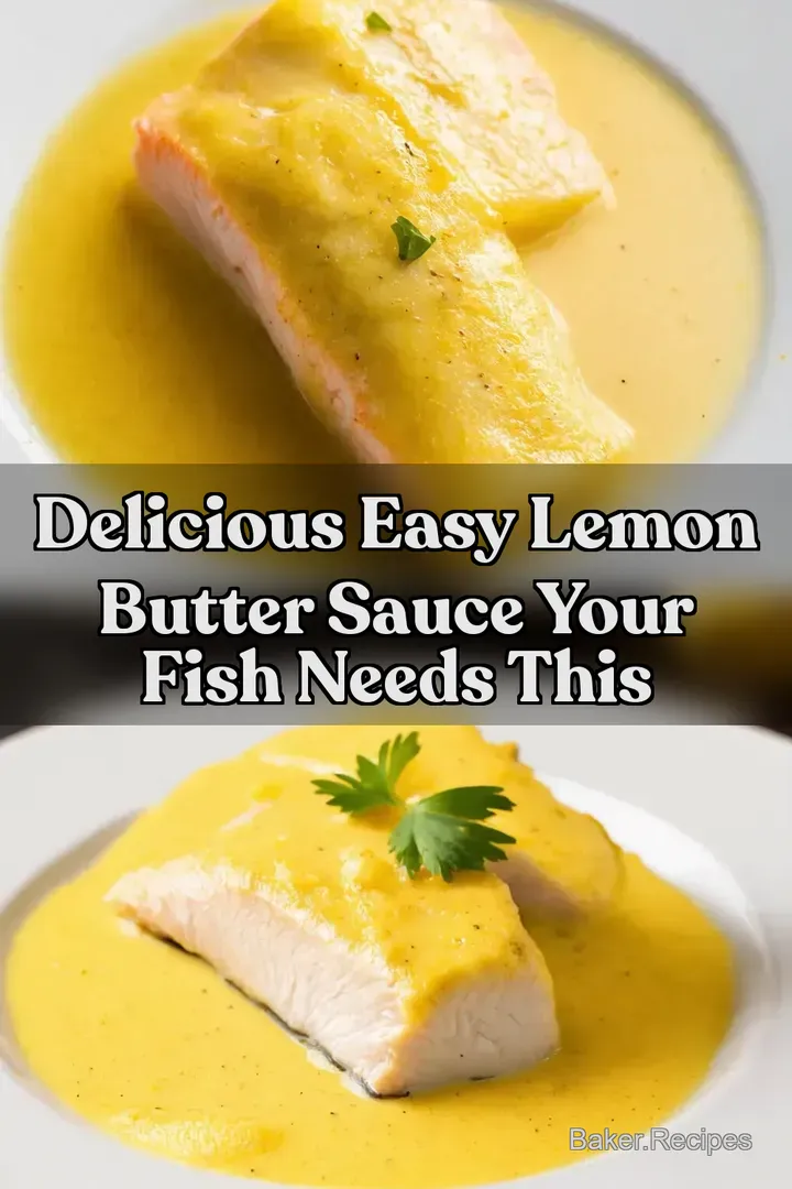 Delicious Easy Lemon Butter Sauce Your Fish Needs This