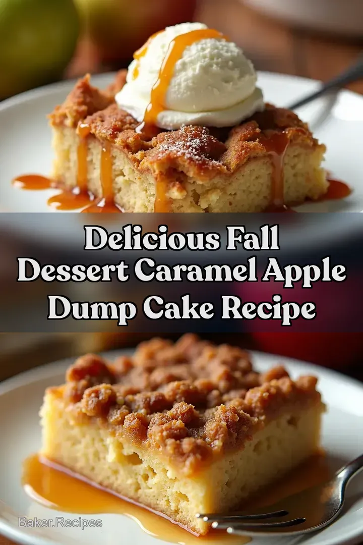 Delicious Fall Dessert Caramel Apple Dump Cake Recipe