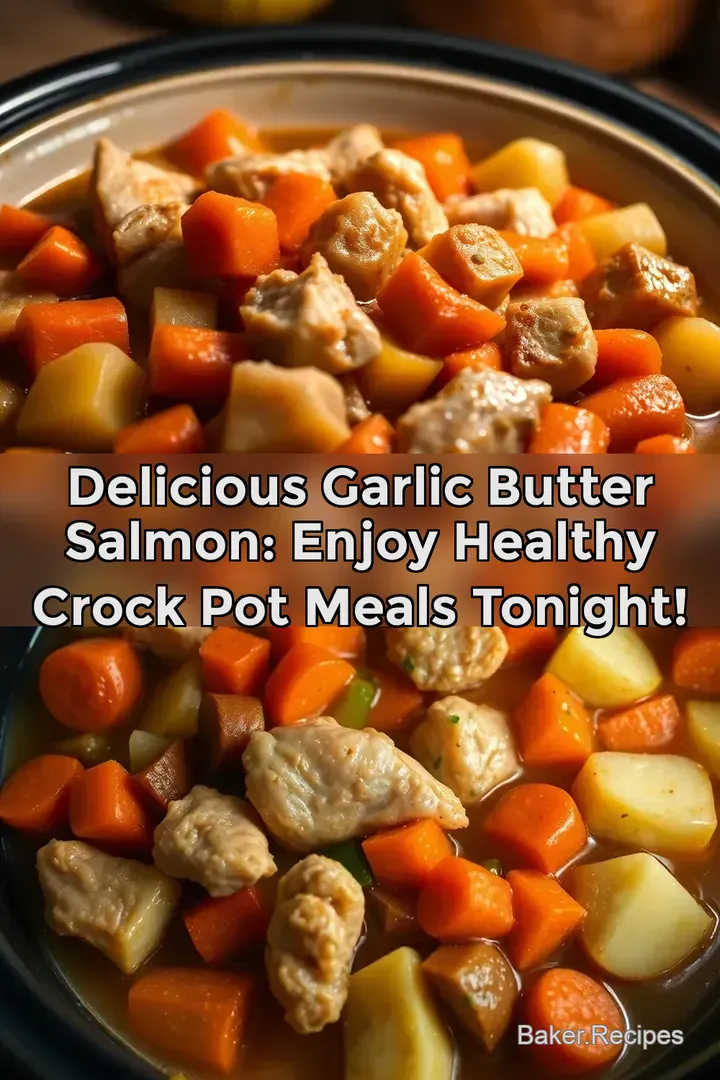 Delicious Garlic Butter Salmon: Enjoy Healthy Crock Pot Meals Tonight!