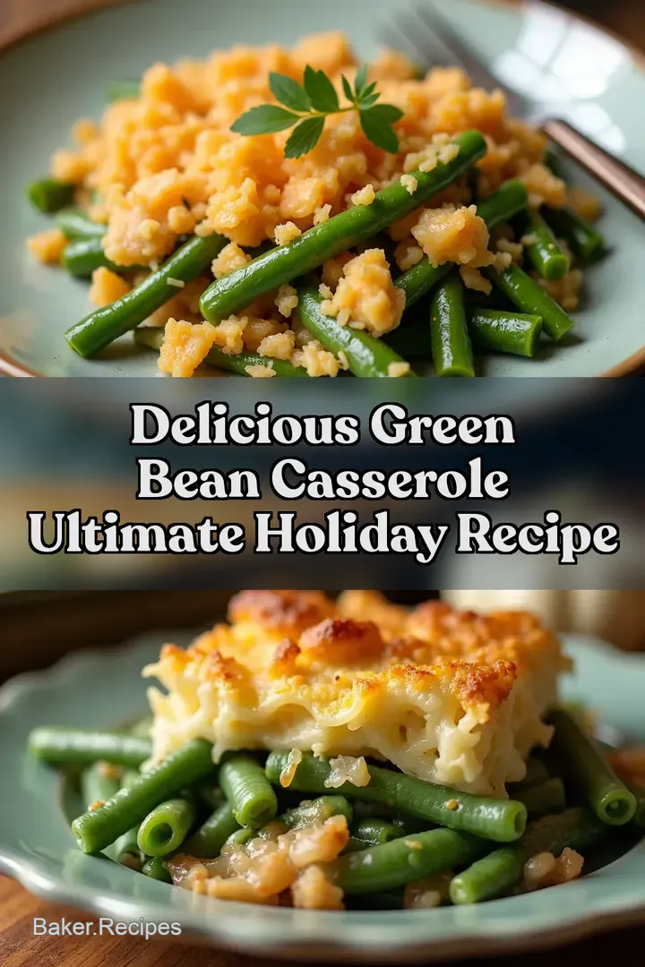 Delicious Green Bean Casserole Ultimate Holiday Recipe