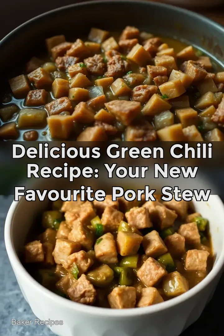 Delicious Green Chili Recipe: Your New Favourite Pork Stew