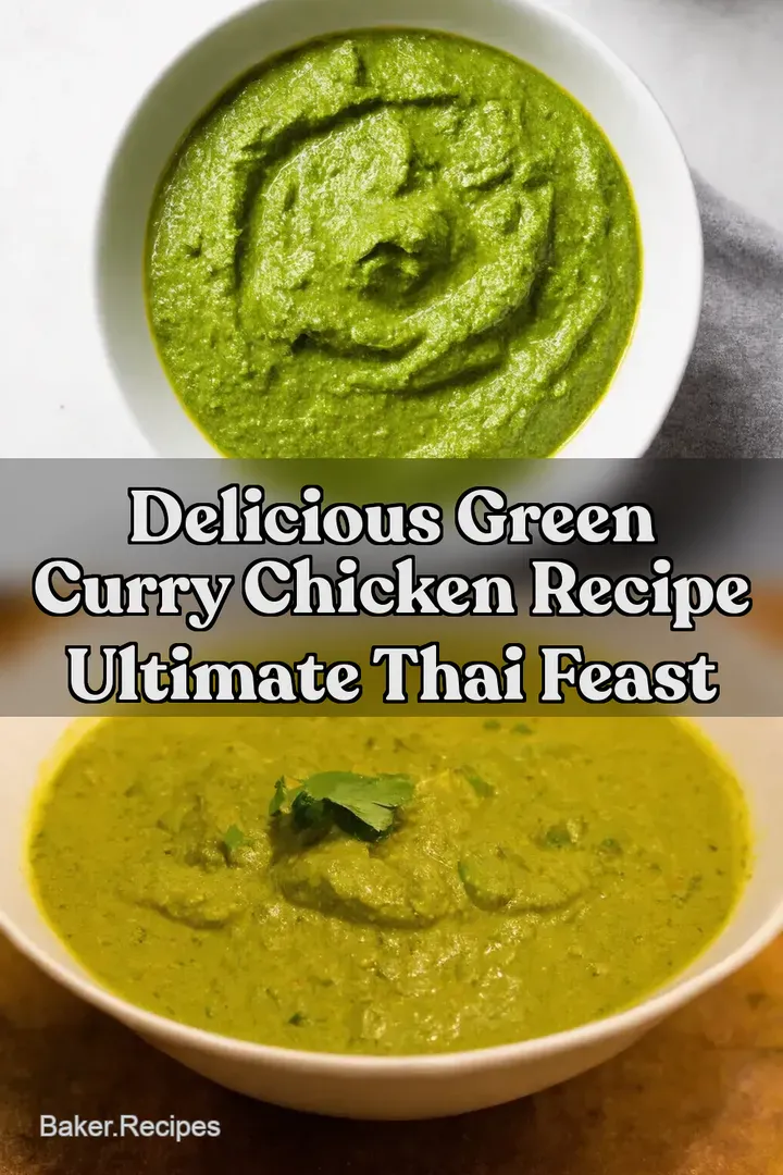 Delicious Green Curry Chicken Recipe Ultimate Thai Feast