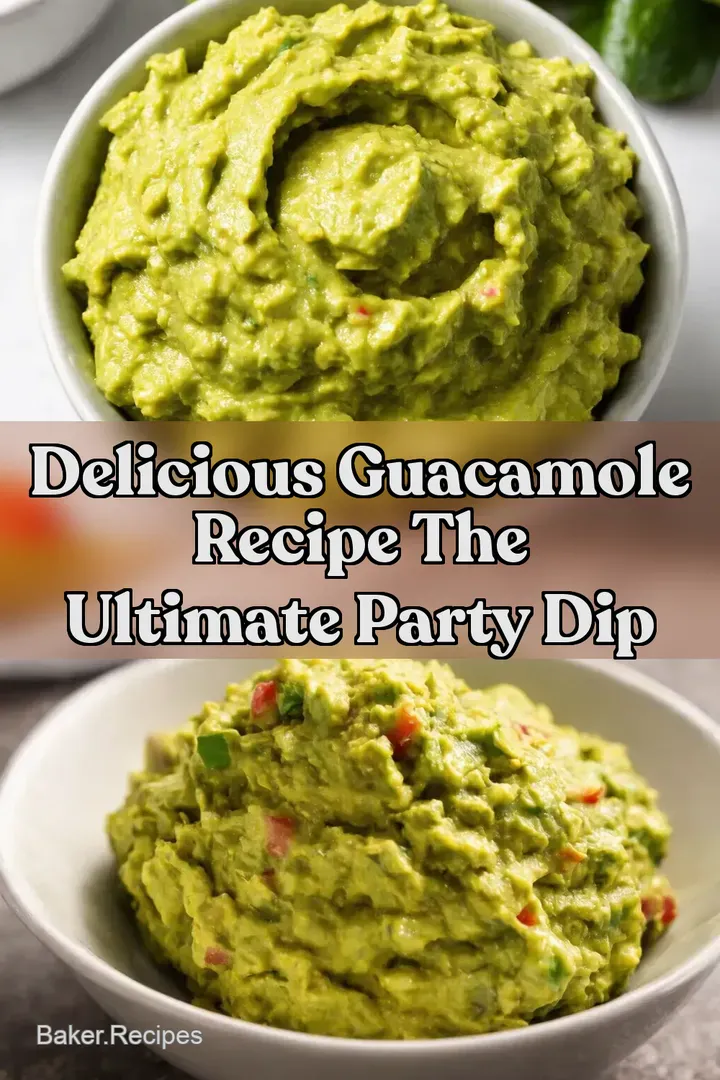 Delicious Guacamole Recipe The Ultimate Party Dip