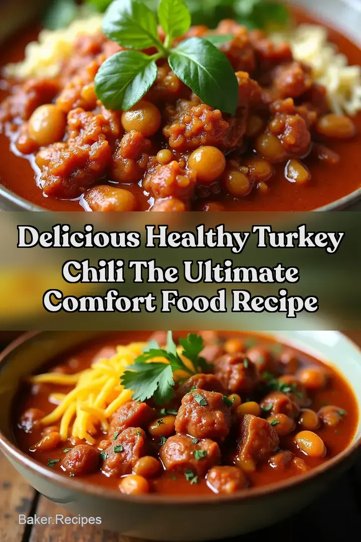 Delicious Healthy Turkey Chili The Ultimate Comfort Food Recipe