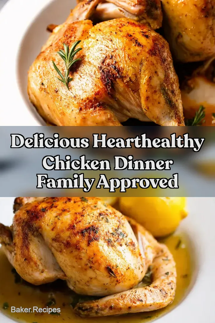 Delicious HeartHealthy Chicken Dinner Family Approved