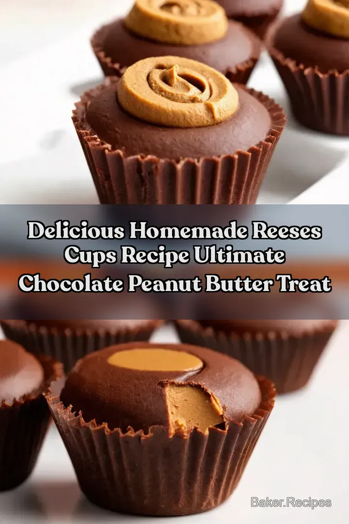 Delicious Homemade Reeses Cups Recipe Ultimate Chocolate Peanut Butter Treat