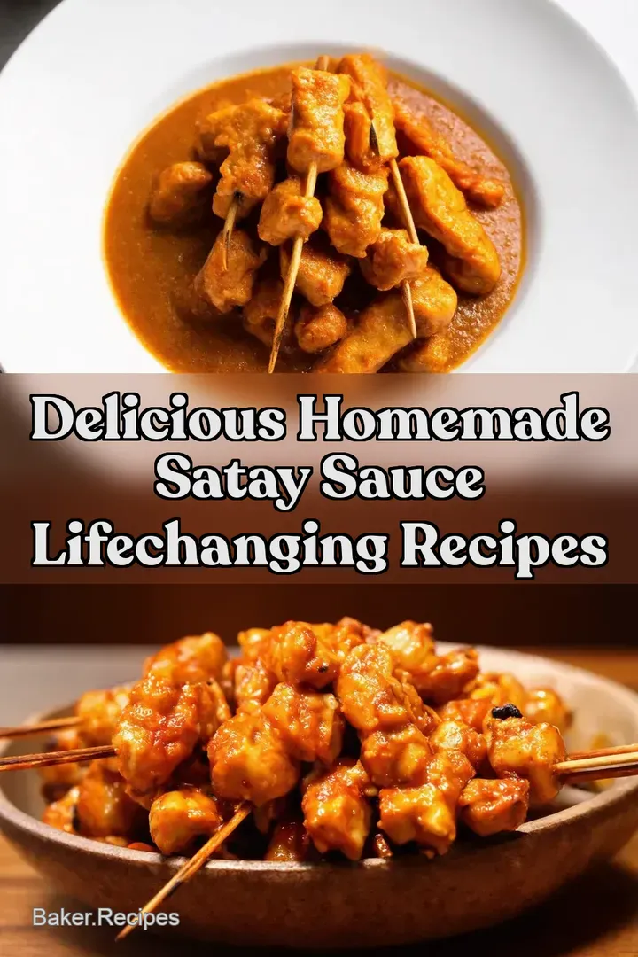 Delicious Homemade Satay Sauce LifeChanging Recipes