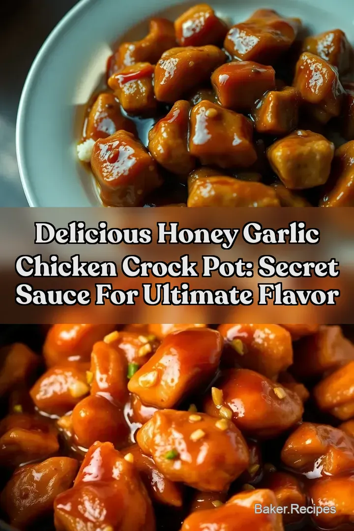 Delicious Honey Garlic Chicken Crock Pot: Secret Sauce for Ultimate Flavor