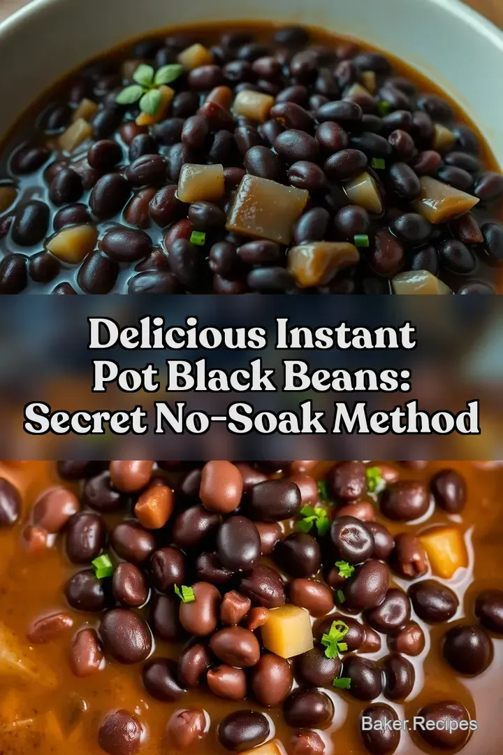 Delicious Instant Pot Black Beans: Secret No-Soak Method